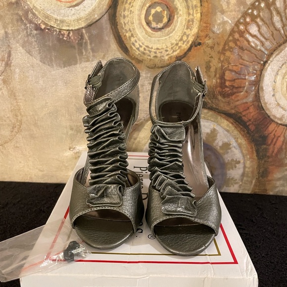 Pierre Dumas Stella-1 Shoes - Pewter Elegance - Picture 1 of 10